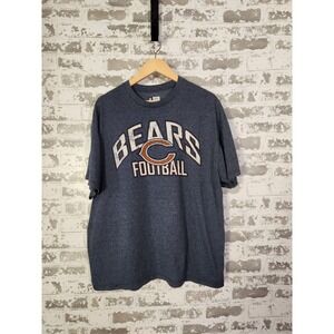 NFL Bears Football T-Shirt‎ Men XL Blue Short Sleeve Team Apparel Bears Logo